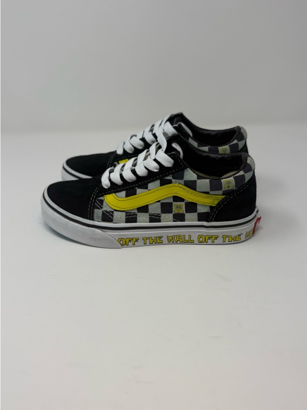 Vans X SpongeBob Square Pants Old Skool Off The Wall Sneakers 13 Kids